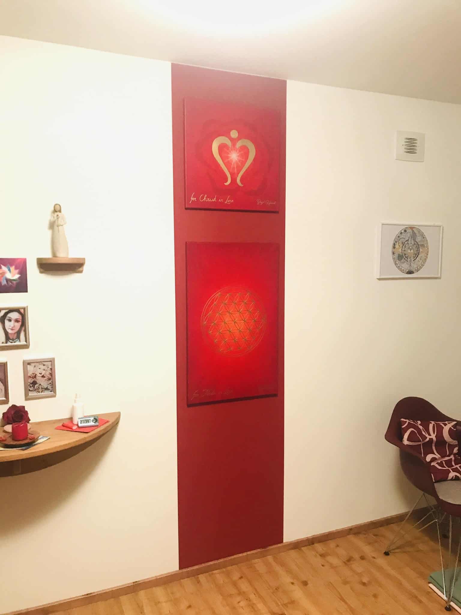 Sri Yantra Leinwanddruck fürs Wohnzimmer