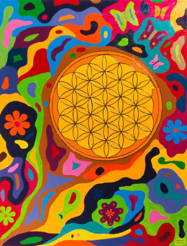 Flower Power Blume des Lebens Birgit Hassel