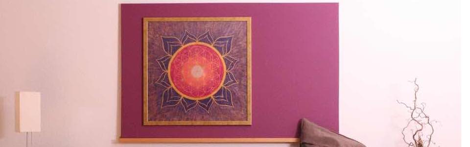 Blume des Lebens bei Gabriele im Wohnzimmer