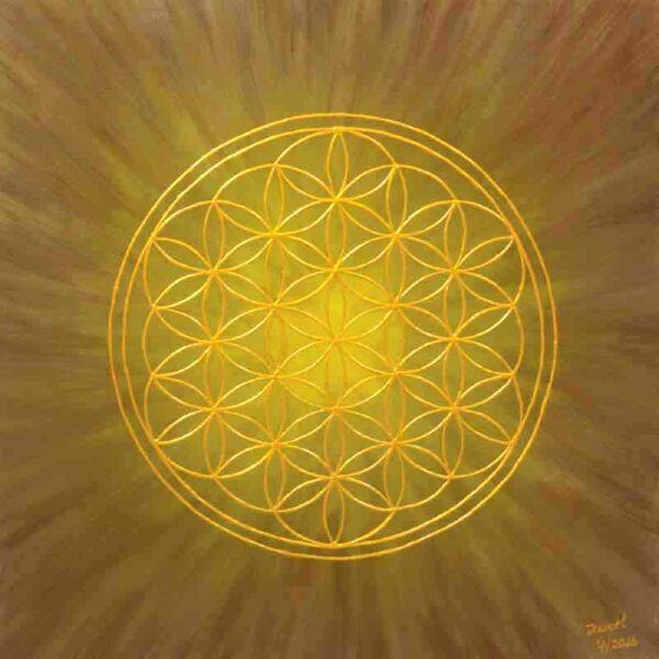 Element Erde, 40 x 40 cm