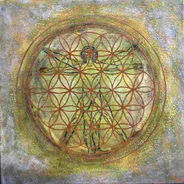 Vitruvian, 50 x 50 cm