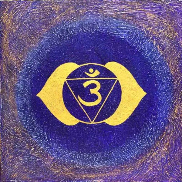 Stirnchakra Symbol, 40 x 40 cm