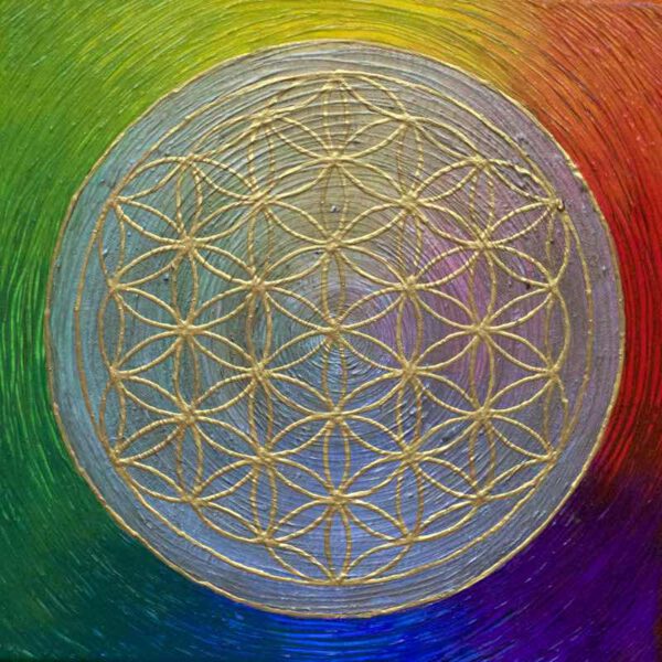 Rainbow, 30 x 30 cm
