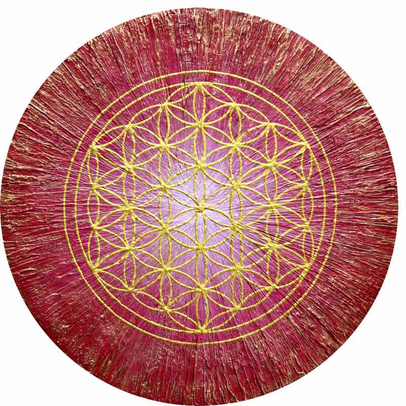 Blume des Lebens Bilder: handgemalte Unikate voller Energie