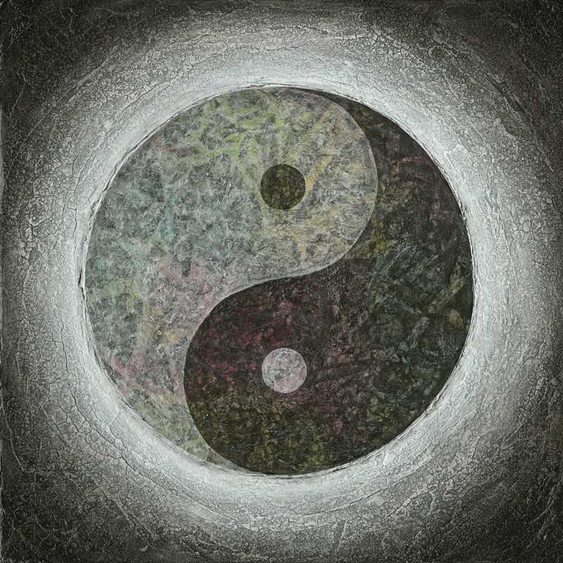 Yin Yang als Motiv für Deine Rückwand