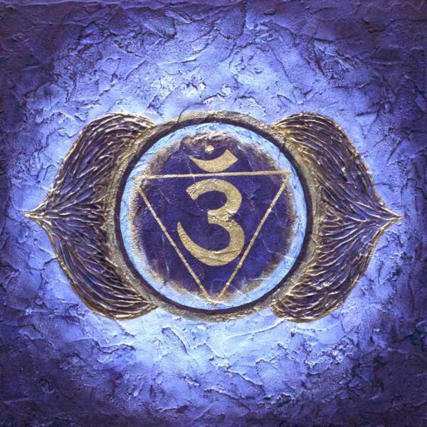 Stirnchakra Weisheit, 40 x 40 cm