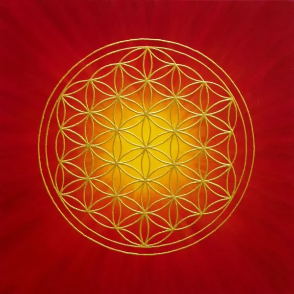 Auftragsbild Element Feuer, 50 x 50 cm