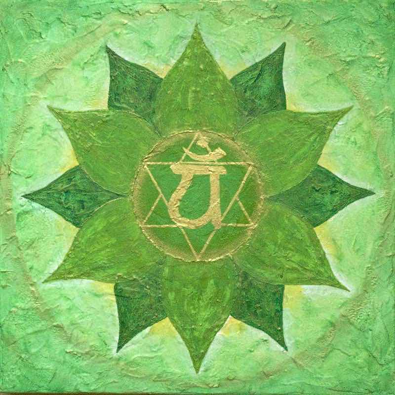 Herzchakra Energiebild Reine Liebe Birgit Hassel