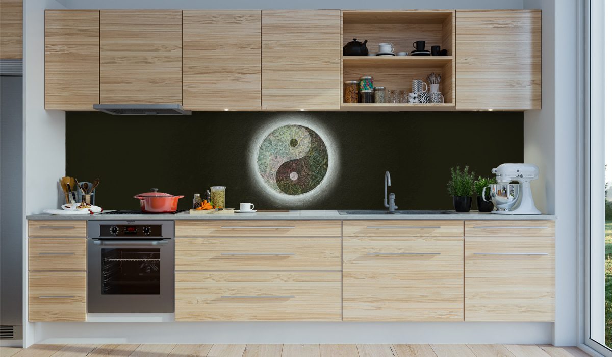 Yin Yang als Motiv für Deine Küchenrückwand Yin Yang als Motiv für Deine Küchenrückwand
