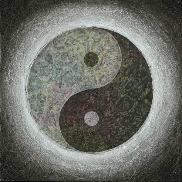 Taijitu, 50 x 50 cm