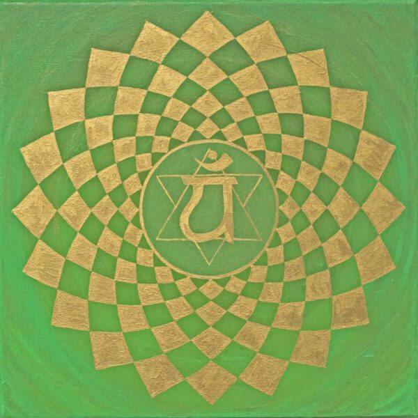 Herzchakra Energy of Love, 40 x 40 cm