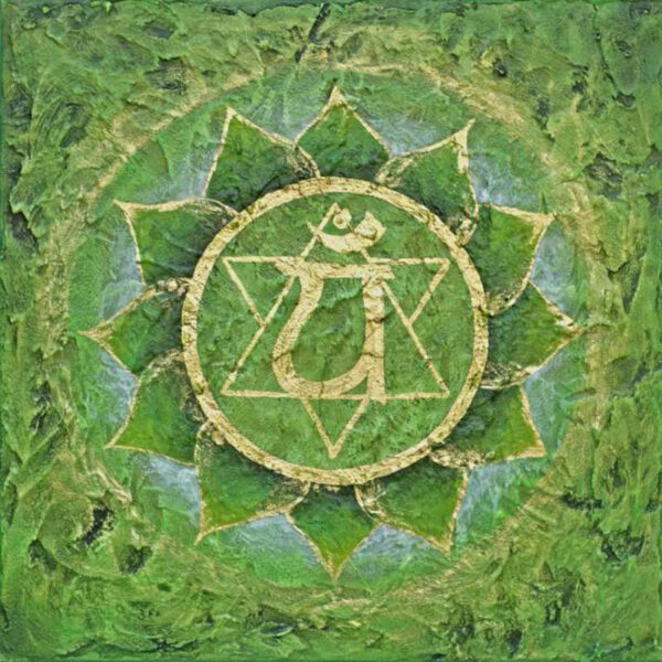Herzchakra Tiefes Mitgefühl, 30 x 30 cm