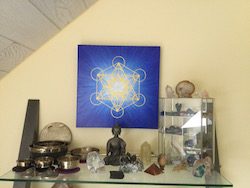 Blau strahlender Metatron