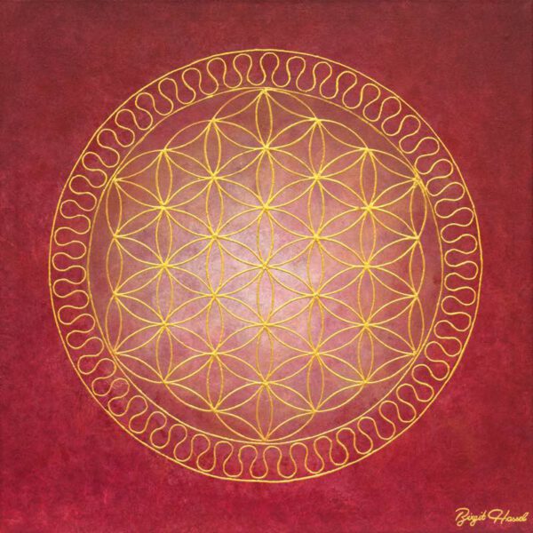 Auftragsbild Innere Ruhe, 70 x 70 cm