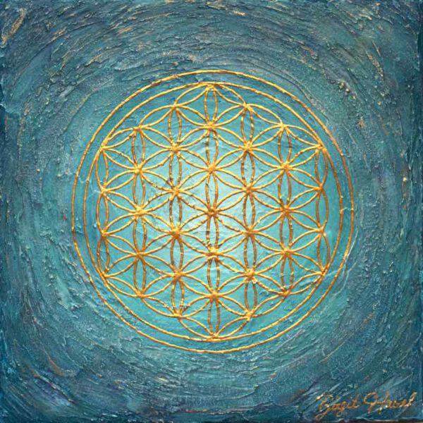 Moving Water, 30 x 30 cm