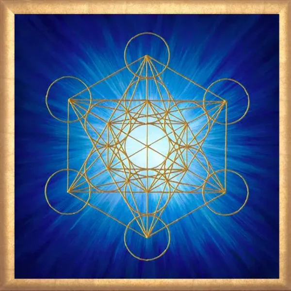 Blau strahlender Metatron (Poster) – Bild 2