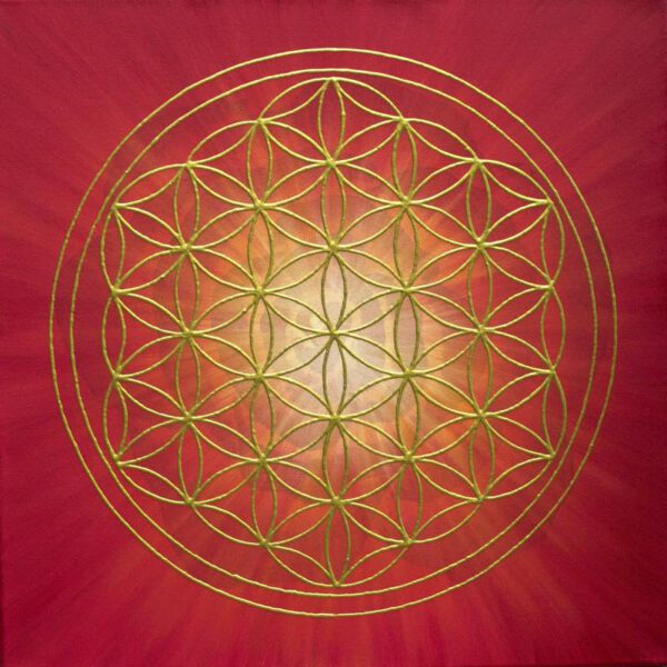 Red Diamond, 50 x 50 cm