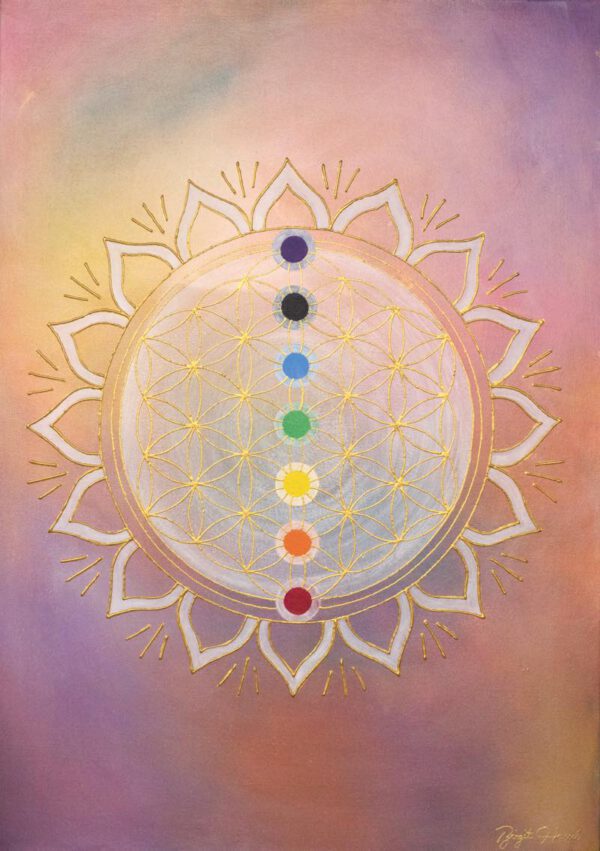 Chakren Healing, 70 x 50 cm