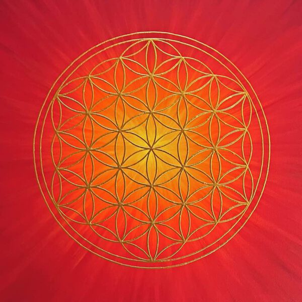 Auftragsbild Element Feuer, 60 x 60 cm