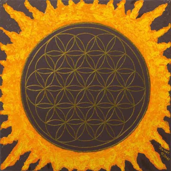 Fleur de Soleil, 40 x 40 cm
