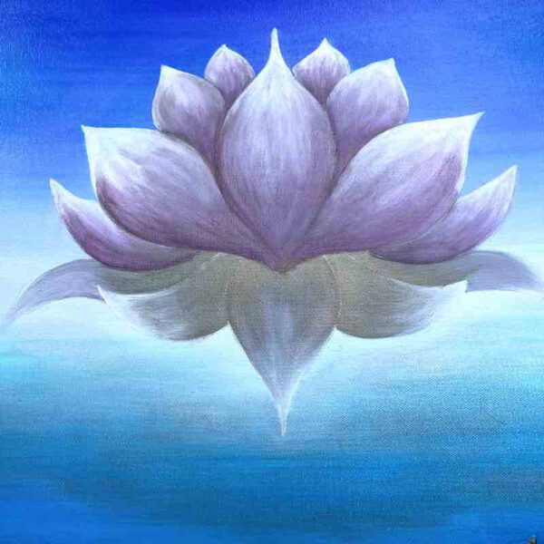 Lotusblüte Namasté, 60 x 50 cm – Bild 4
