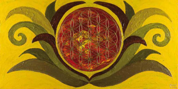 Wüstenblume, 60 x 100 cm