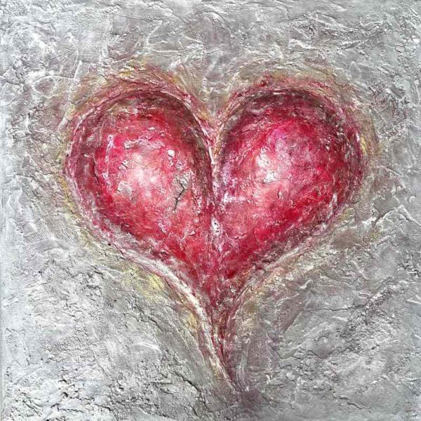 Tell it to my Heart, 40 x 40 cm