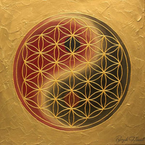 Golden Eye, 50 x 50 cm