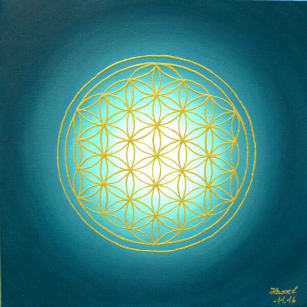 Deep Ocean, 40 x 40 cm