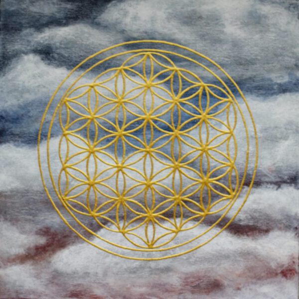 Kosmische Ordnung, 40 x 40 cm