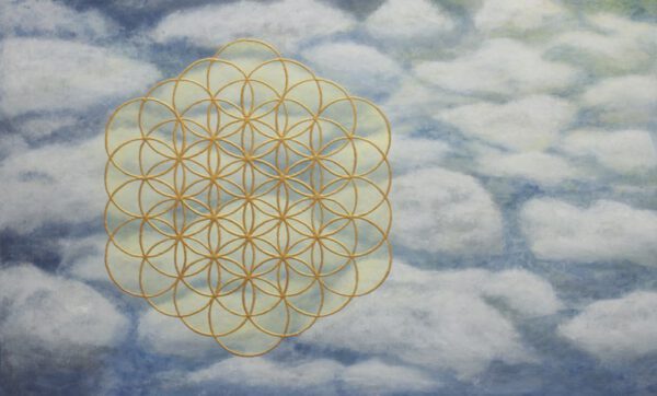 Kosmisches Licht, 50 x 70 cm