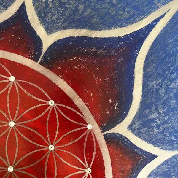 Flammendes Herz, 70 x 70 cm – Bild 4