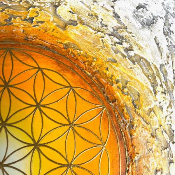 Here comes the sun, 70 x 70 cm – Bild 4