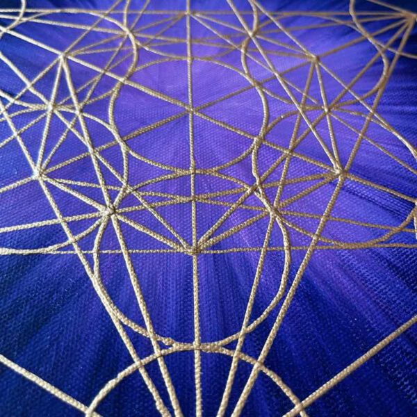Metatron in the Universe, 40 x 40 cm – Bild 3