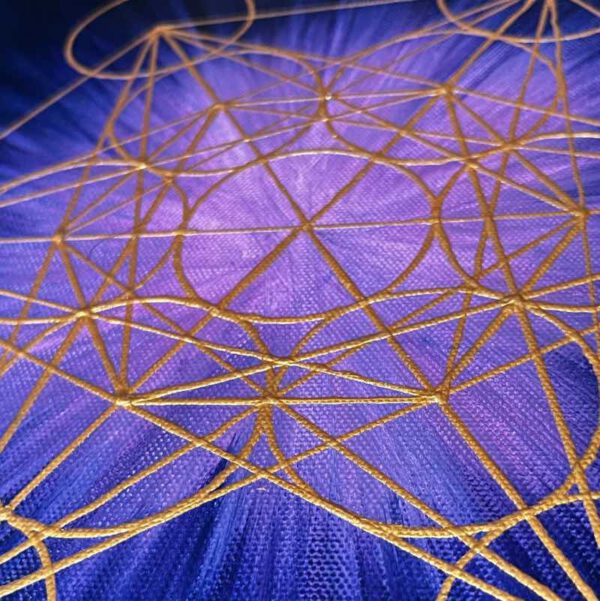 Metatron in the Universe, 40 x 40 cm – Bild 2