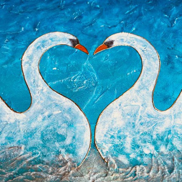 Schwanenherz Shanti, 50 x 70 cm – Bild 4