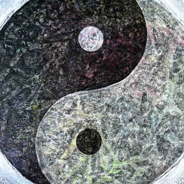 Taijitu, 50 x 50 cm – Bild 3
