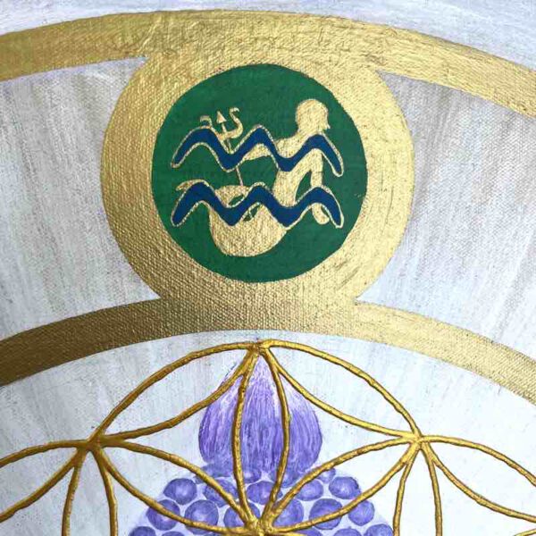 The Age of Aquarius, 80 x 80 cm – Bild 4