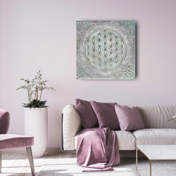 violettes Zimmer mit Paradise
