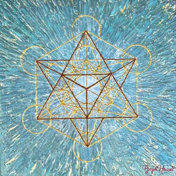 bild matatron wuerfen tetraeder spiritual fire tuerkis gold cm