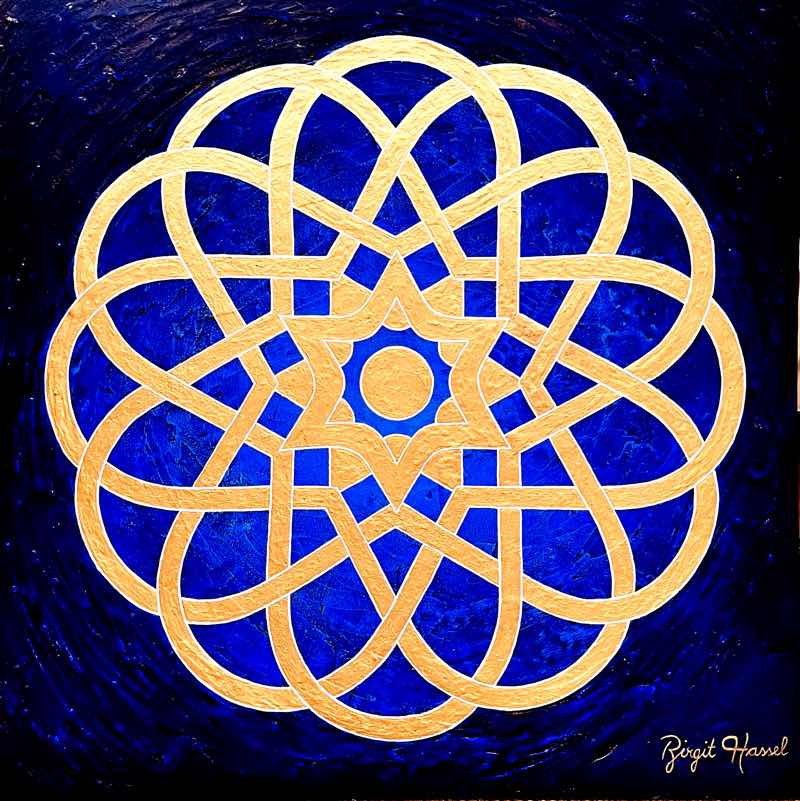 bild symbol der fuelle infinity of abundance x indigo gold