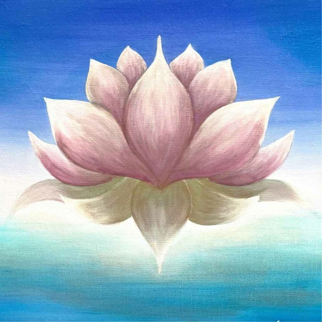 Lotusblüte Vorderseite