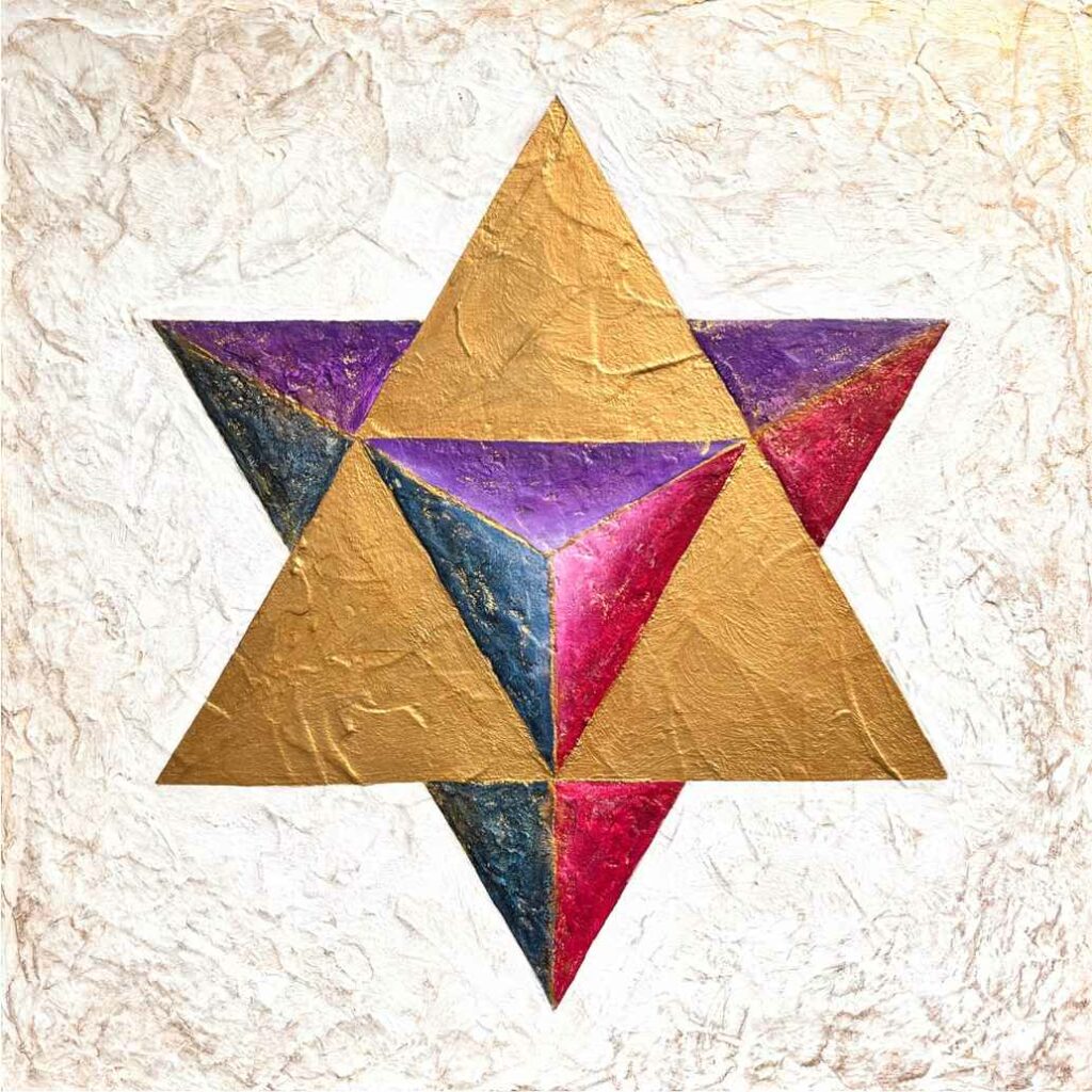 Sterntetraeder Vorderseite