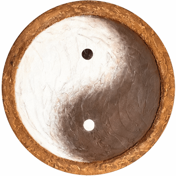 bild yin yang licht und schatten cm braun weiss ausgeschnitten