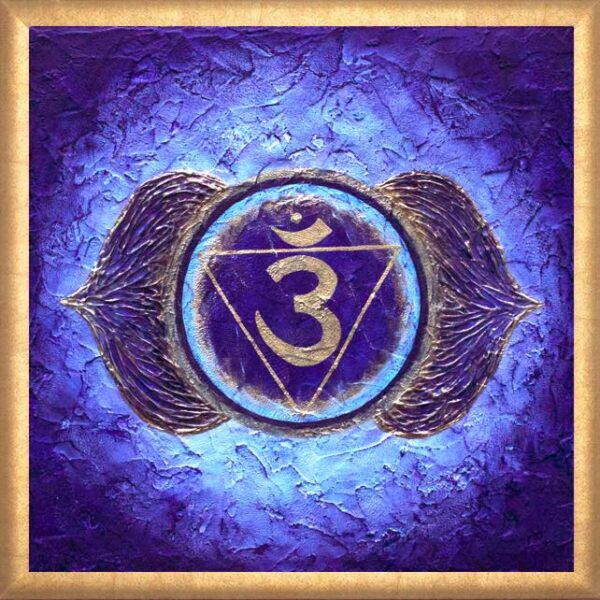 stirnchakra weisheit poster gerahmt