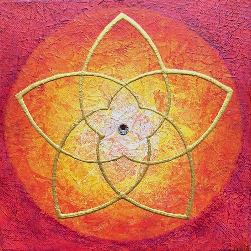 bild venusblume tanz der venus cm rot gelb gold